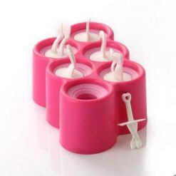 Silicon Ice Cream Molds Stunning Pets Pink 
