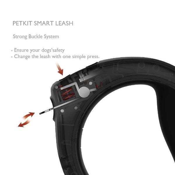 SMARTERLEASH: A modern Leash with Bluetooth and LED Lights