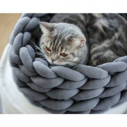 SOFAHOUSE™: The Elegant Cotton Wool House Your Pet Needs This Winter Wool Pet Sofa GlamorousDogs Grey 14