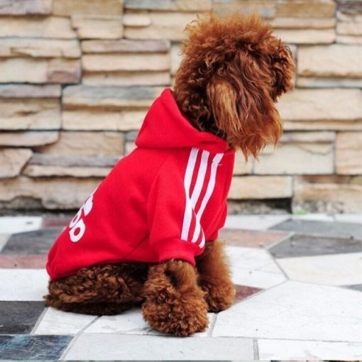 Soft Cotton Dog Coats Stunning Pets Red XS