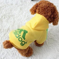 Soft Cotton Dog Coats Stunning Pets Yellow XS