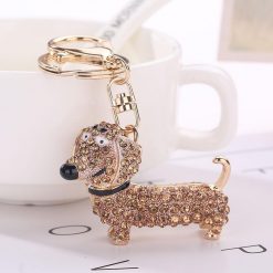 Sparkle Dachshund with Keychain Holder Stunning Pets 