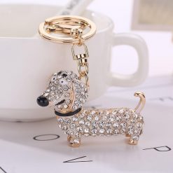 Sparkle Dachshund with Keychain Holder Stunning Pets 