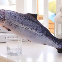 Stimulating Fish Toy For Cats and Dogs Stunning Pets Salmon 20cm 