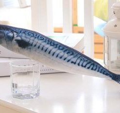 Stimulating Fish Toy For Cats and Dogs Stunning Pets Spanish mackerel 20cm 