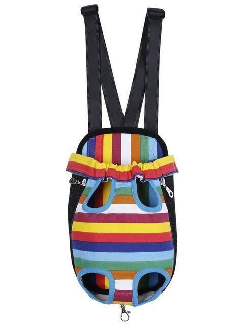 Take your pet anywhere with the Pet Carrier with Legs out Design Stunning Pets S - Up To 2.5 kg STripe Canvas