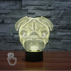 The 3D LED Dog Night Light Stunning Pets 