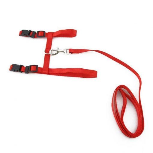 The Adjustable Cat Leash Stunning Pets Red 1x120CM