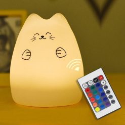 The Cat LED Night Light Stunning Pets Remote Cute