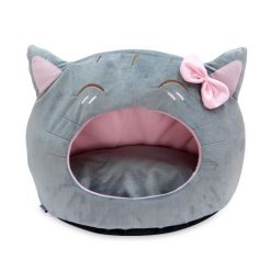 The Cute Cat Bow House Stunning Pets Grey 50x40cm 