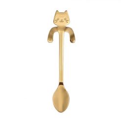 The Hugging Kitty Spoon Stunning Pets Gold 
