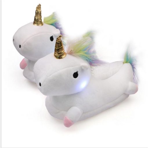 The Magical Glowing Unicorn Slippers Stunning Pets