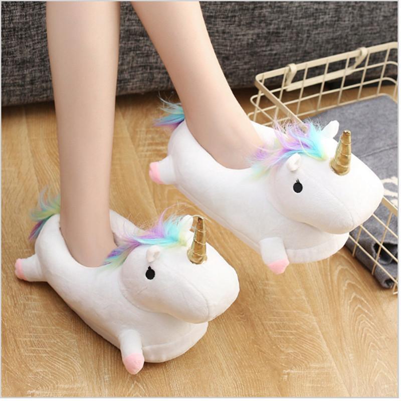 The Magical Glowing Unicorn Slippers