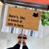 There's Like a Bunch of Cats in Here Doormat | Free Shipping Cat Doormat GlamorousDogs 
