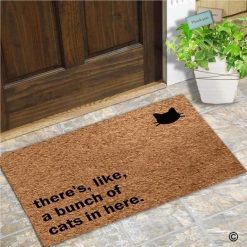There's Like a Bunch of Cats in Here Doormat | Free Shipping Cat Doormat GlamorousDogs 45x75CM