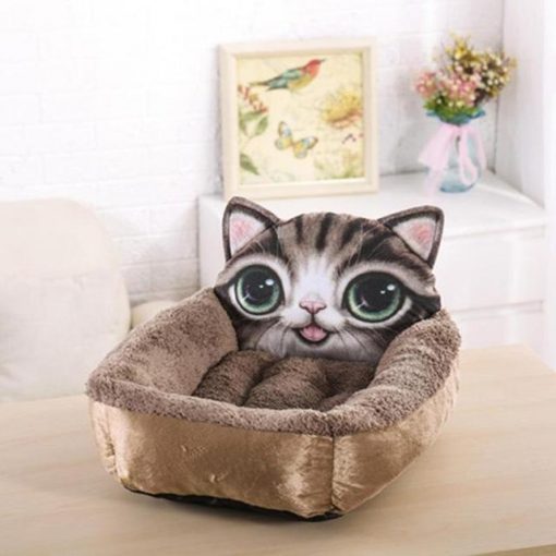 The Soft Cartoon Pet Bed Stunning Pets White One Size