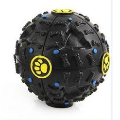 Treat Dispenser Ball Stunning Pets Black S 