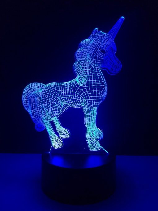 Unicorn 3d night light Stunning Pets