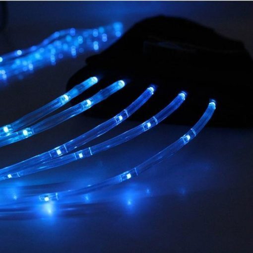 USB Rechargeable Adjustable LED Horse Tail Lights LED Tail GlamorousDogs Blue 40 inches