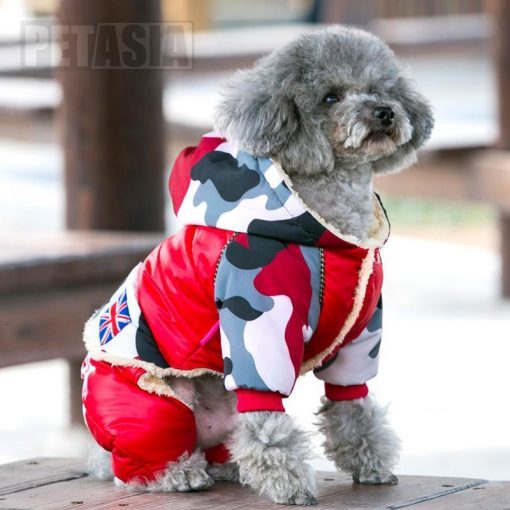 Warm Waterproof Camouflage Dog Coat Stunning Pets