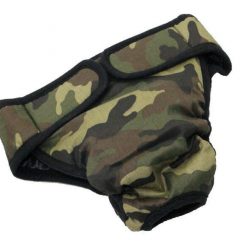 Washable Reusable Dog Diapers for Female Dogs & New-born Puppies August Test GlamorousDogs XS Camouflage 