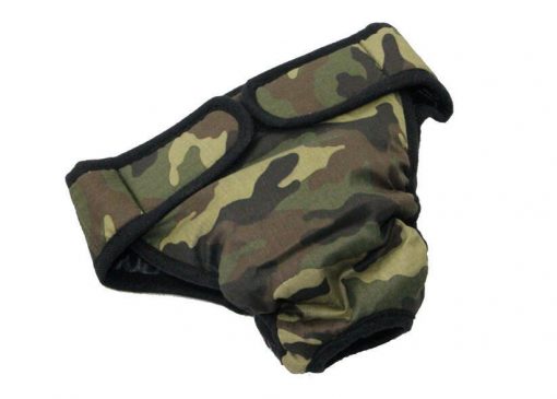 Washable Reusable Dog Diapers for Female Dogs & New-born Puppies August Test GlamorousDogs XS Camouflage