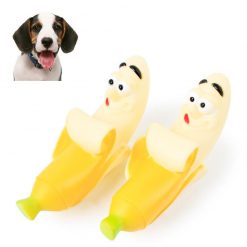 Watermelon & Banana Dog Toys | Best Chewing Dog Toys GlamorousDogs Banana Toy 