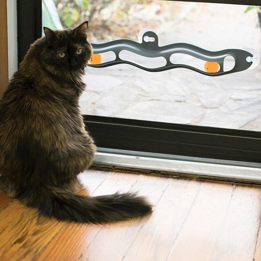 Window-suction Cat Toy | Top Interactive Cat Toys | Free Shipping For Cats ROI test GlamorousDogs ATC