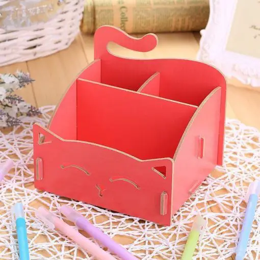 Wooden Storage Organizer Box Stunning Pets Red