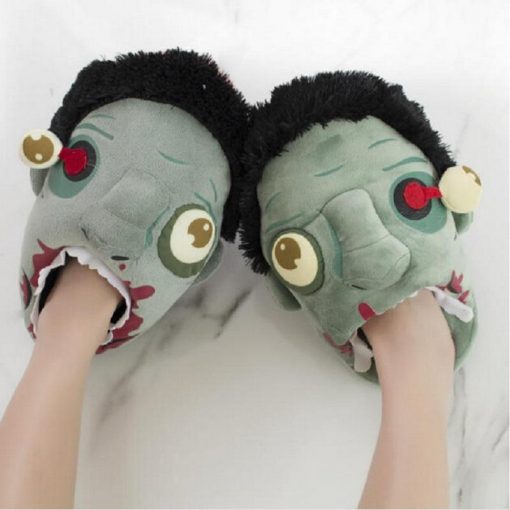 Zombie Plush Slippers Stunning Pets