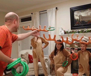 Christmas Reindeer Antler Ring Toss Game 8