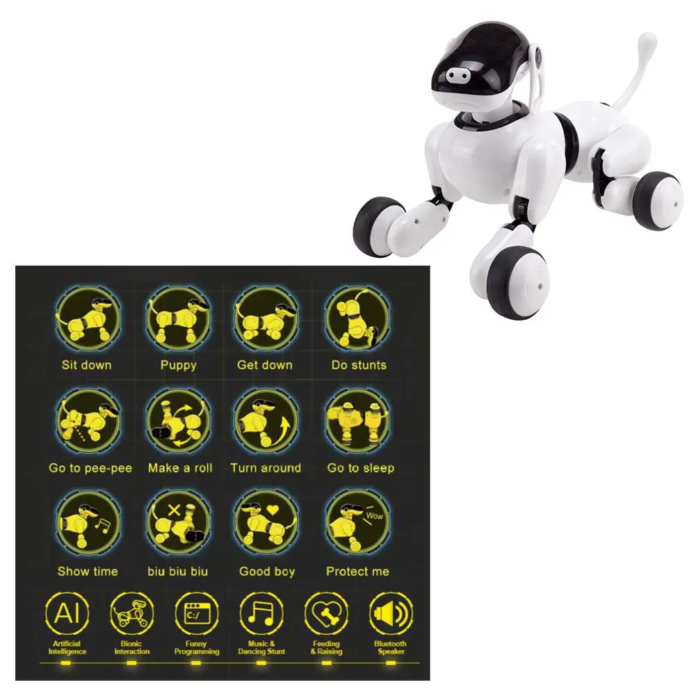 2020 Fully Smart Robot Dog Toy For kids & Puppies (Wireless control) 6