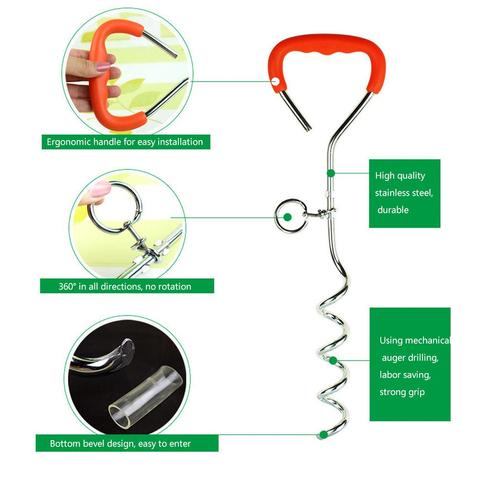 Durable Metal Dog leash For Outdoors (Suitable for camping) 4