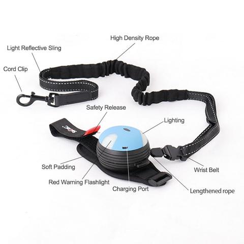2020 Fully Smart Retractable Dog Leash (rechargeable - Flashlight) 5