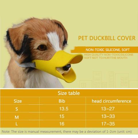 Funny Duck Mouth Muzzle For Dogs (soft and no-toxic) 1